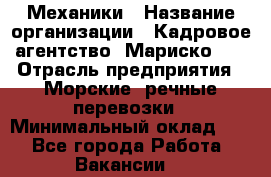 Механики › Название организации ­ Кадровое агентство "Мариско-2" › Отрасль предприятия ­ Морские, речные перевозки › Минимальный оклад ­ 1 - Все города Работа » Вакансии   